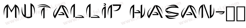 Mutallip hasan字体转换